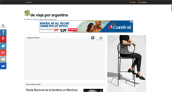 Desktop Screenshot of deviajeporargentina.net